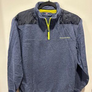 Vineyard Vines Navy Quarter Zip Sweatshirt Men's M